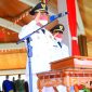 James Uang | Bupati Halmahera Barat saat bertindak sebagai Inspektur Upacara 17 Agustus 