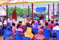 Suasana Kegiatan Kesbang Menyapa Di Desa Susupu Kecamatan Sahu