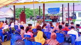 Suasana Kegiatan Kesbang Menyapa Di Desa Susupu Kecamatan Sahu