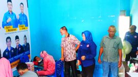 Wakil Bupati Halbar Djufri Muhamad didampingi Sarlin Tantu dan Herman Moanorak (Anggota DPRD Halbar)