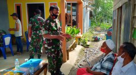 Suasana Vaksinasi Massal di desa Sidodadi