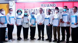 Kepala Inspektorat bersama Staf Inspektorat