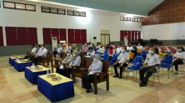 Tampak suasana kegiatan Advokasi Lintas Sektor di Aula Bidadari Kantor Pemkab Halbar. Rabu (23/02/22).