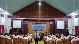 Tampak sejumlah Cakades Halmahera Barat saat mengikuti Uji Kompetensi 