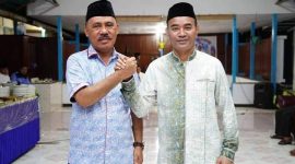 Bupati, James Uang (Kiri) - Djufri Muhamad (Kanan) Kabupaten Halmahera Barat 