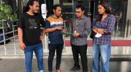 SEMAINDO Halbar DKI Jakarta saat menyerahkan Laporan ke KPK RI (dok/istimewa)