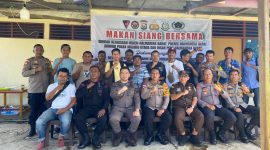 Foto Bersama, Polres, Kejari dan Insan Pers Halmahera Barat 