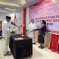 Wakil Bupati Djufri Muhamad saat mengambil sumpah jabatan Meri Popala sebagai Ketua FKUB Halbar Periode 2022-20224