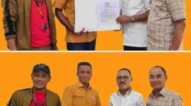 Penyerahan Rekomendasi Tahap Pertama Partai Hanura kepada Pasangan Calon Bupati dan Wakil Bupati, James Uang dan Djufri Muhamad (dok/istimewa)