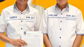 James Uang dan Djufri Muhamad (Incumben) yang juga merupakan Bakal Calon Bupati dan wakil Bupati Halmahera Barat 