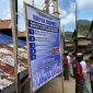 Pamflet Ucapan terimakasih kepada Bupati Halmahera Barat, James Uang dan Djufri Muhamad yang dibuat oleh warga Kecamatan Loloda Tengah 