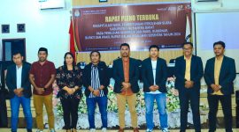 Komisioner KPU dan Komisioner Bawaslu, Kabupaten Halmahera Barat (dok/terasmalut)