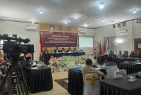 Suasana Rapat Pleno Penetapan Hasil Pilkada Halbar 2024