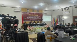 Suasana Rapat Pleno Penetapan Hasil Pilkada Halbar 2024