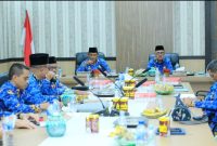 Potret Rapat ketiga Kesiapan FTJ yang dilaksanakan oleh Pemda Halbar dipimpin oleh Bupati James Uang dan Sekda Julius Marau (Dok/Haryadi)