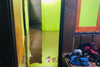Potret salahsatu rumah Warga di Desa Bobanehena yang tergenang banjir (Dok/tm)
