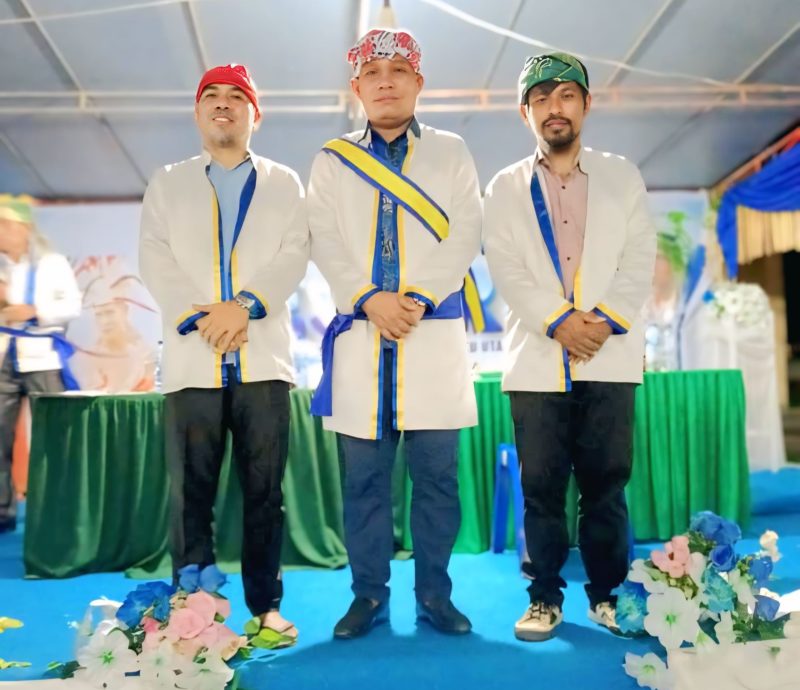 Pengurus TABEA yang terpilih secara Aklamasi (Ketua - Yoram Uang, Sekretaris - Feri Lahamu dan Bendahara - Risto Putjutju | Dok/Ist)