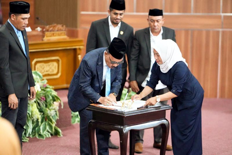 Penandatanganan Nota Kesepakatan Kebijakan Umum Anggaran dan Prioritas Plafon Anggaran Sementara (KUA-PPAS) APBD Tahun Anggaran 2026. (Dok/Ist)