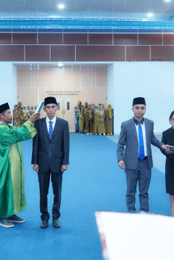 Dua Pejabat Administrator Halbar Dilantik, Ini Pesan Tegas Sekda