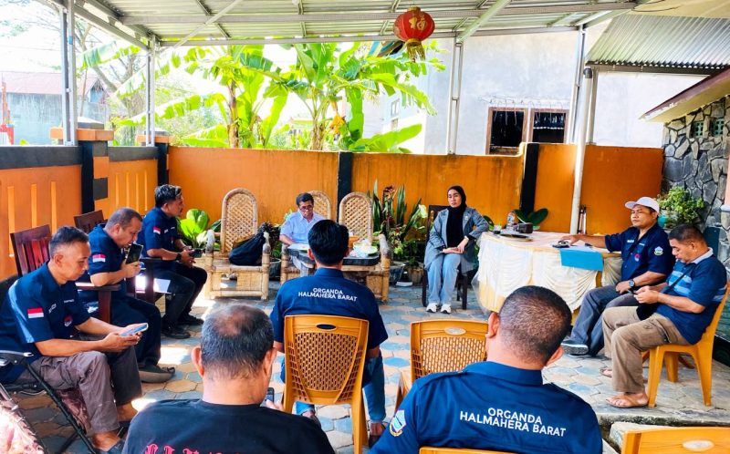Rapat penataan kembali struktur Organda Halbar (Dok/Ist)