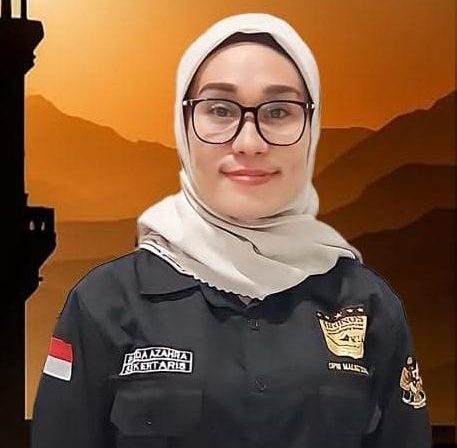 melda Azzahra Tude(Sekritaris DPW BRINUS MALUT