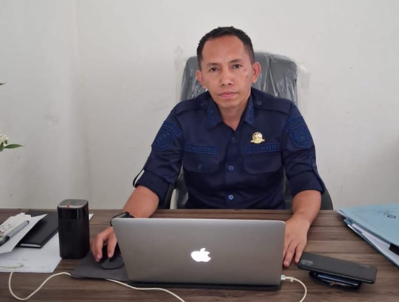 Fabianus Atajalim, Kepala Dinas Perhubungan Kabupaten Halmahera Barat (Dok/Ist)