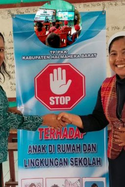 Cegah Kekerasan Sejak Dini, Pokja I TP-PKK Halbar Sasar Lingkungan Sekolah
