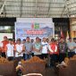 Pengurus ORARI Lokal Halmahera Barat bersama jajaran pemerintah dalam Pelantikan dan Rapat Kerja Masa Bakti 2026–2029. (Dok/Ist)