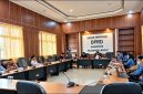 Rapat evaluasi Banggar DPRD bersama TAPD Halbar terkait koreksi terhadap APBD-P oleh Pemprov Malut (Dok/Ist)